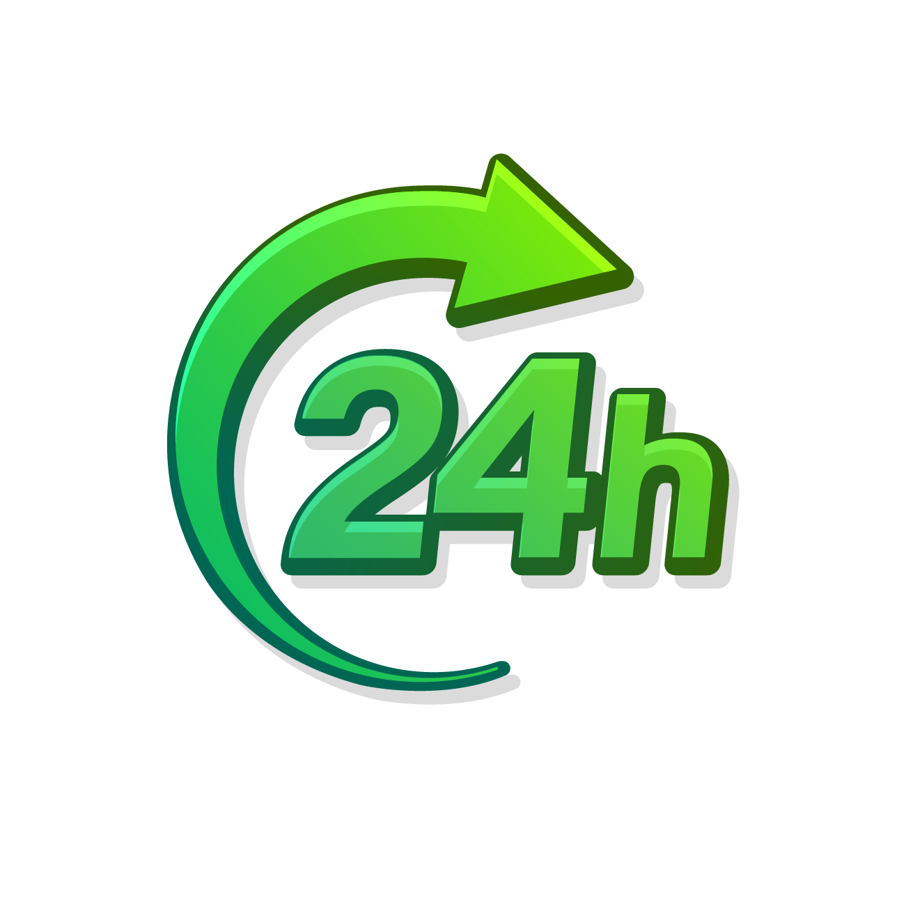 —Pngtree—open 24 hours green icon_6398036